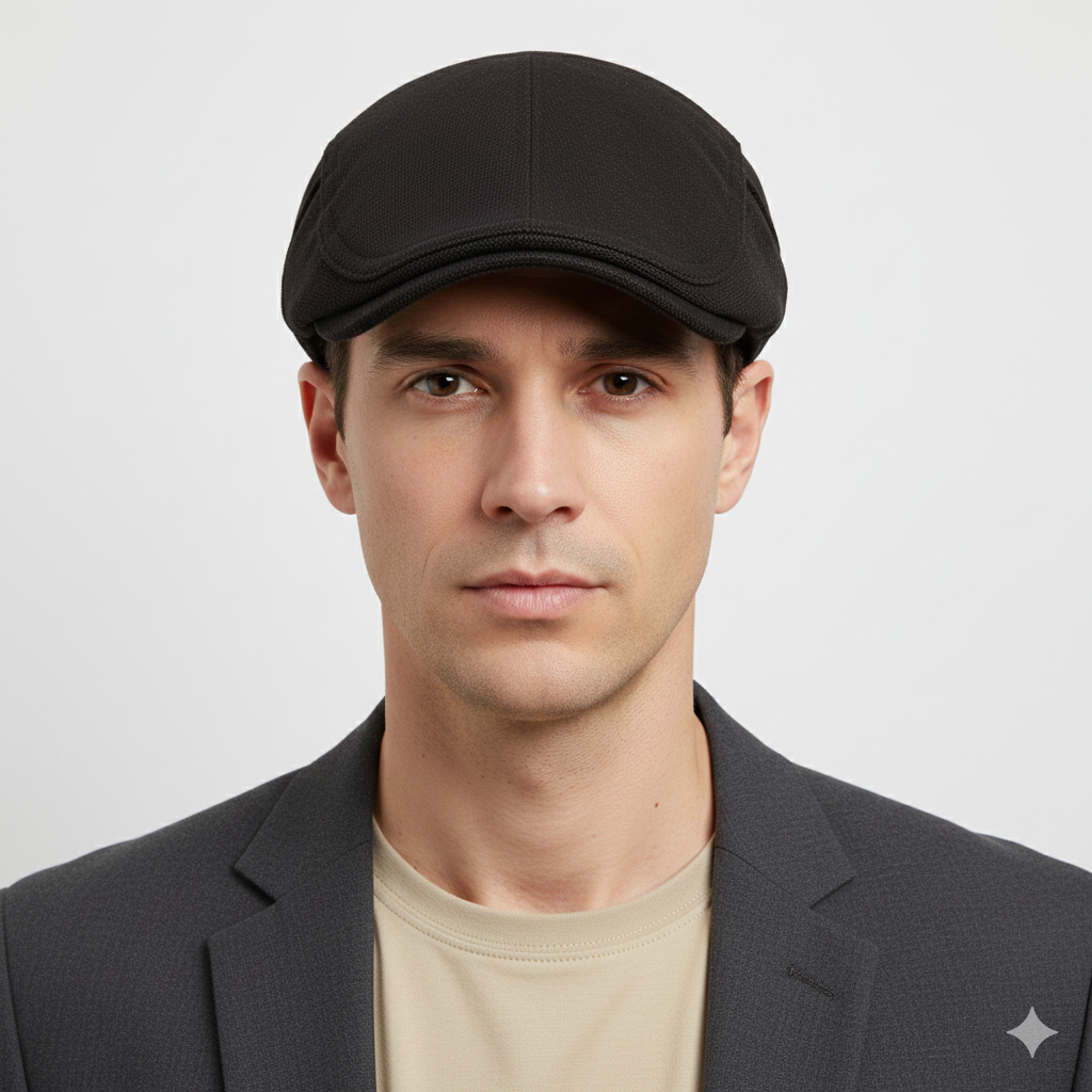 Béret Marron Foncé Ajustable