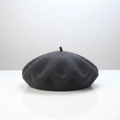 Béret Basque Femme Gris Foncé en Laine