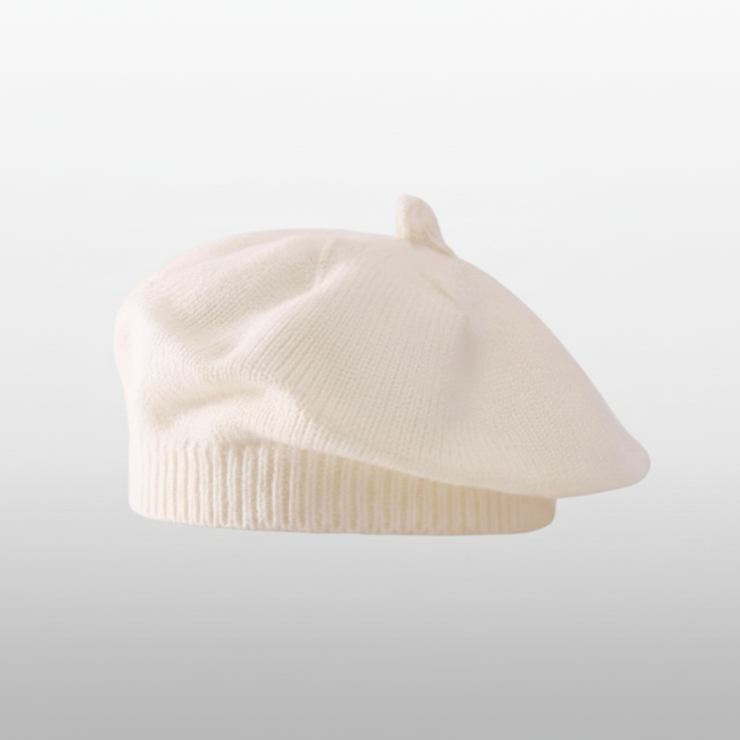 Béret Bébé Écru en Maille