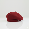 Béret Basque Rouge Femme en Laine