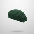 Béret Femme Vert Foncé en Laine