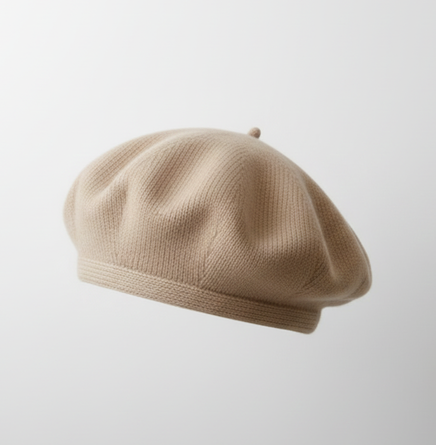 Béret Bébé Khaki en Maille