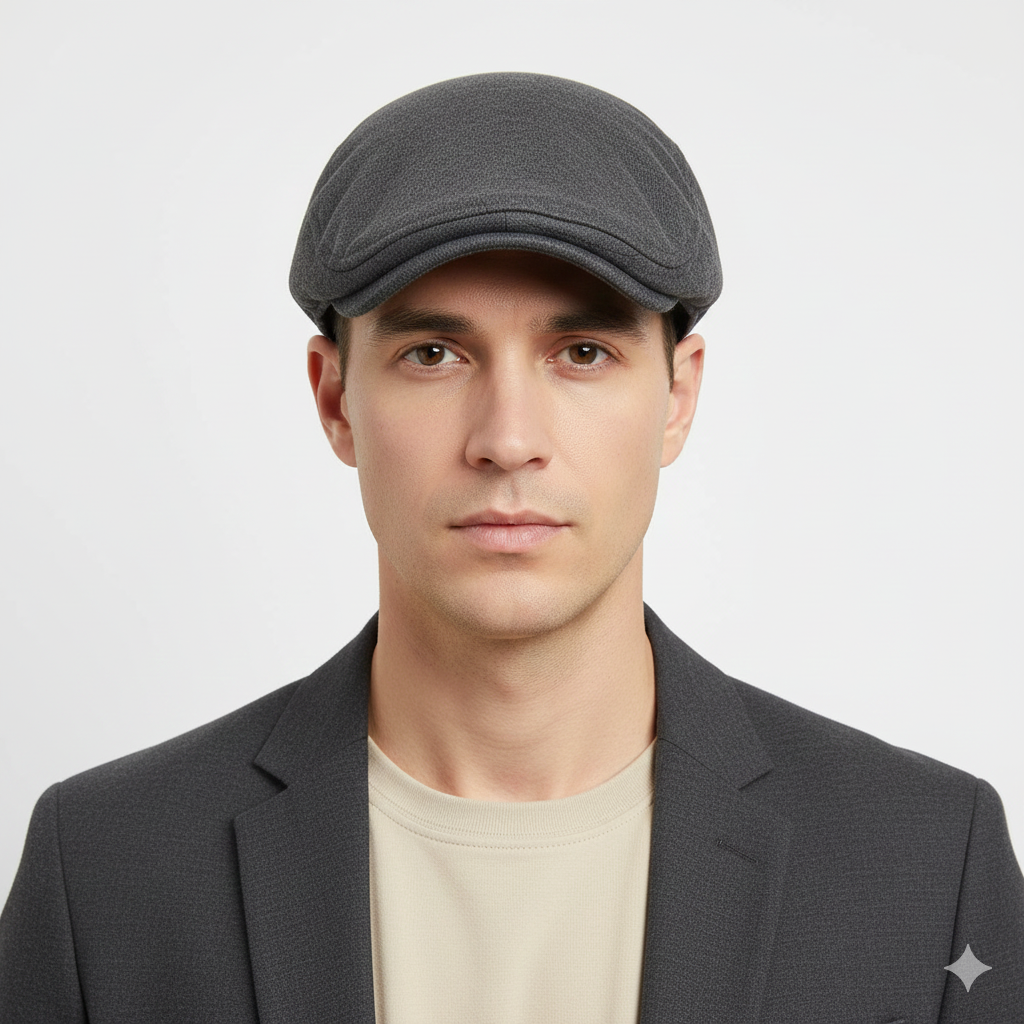 Béret Anglais Gris Uni