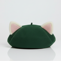 Béret Enfant Vert à Oreilles de Chat