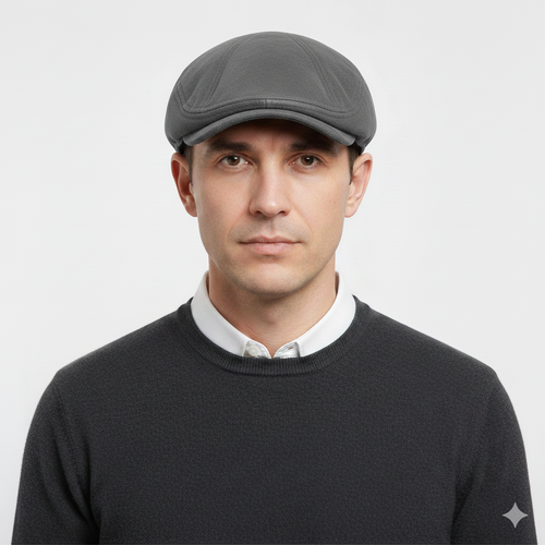 Béret Anglais Gris en Velours
