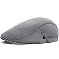 Béret Anglais Gris Clair Ajustable