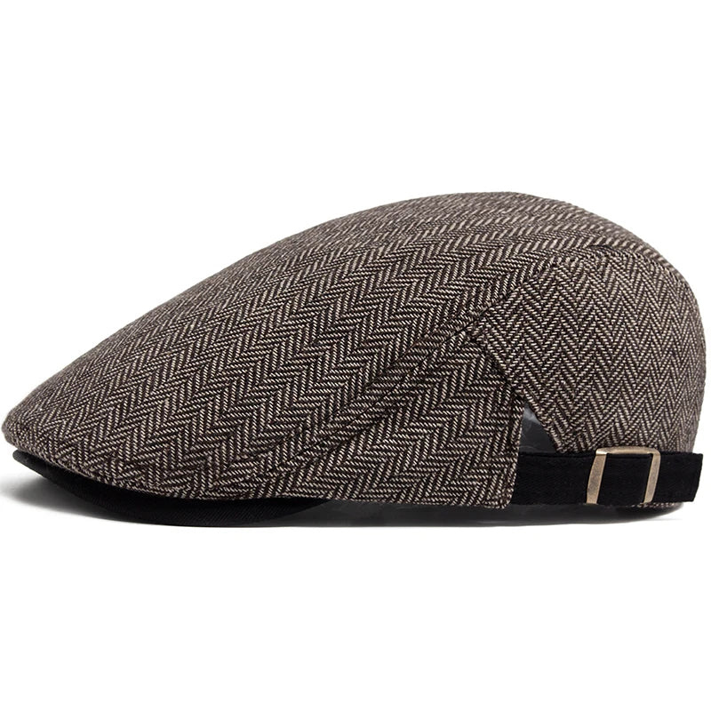 Béret Homme à Chevrons Vintage