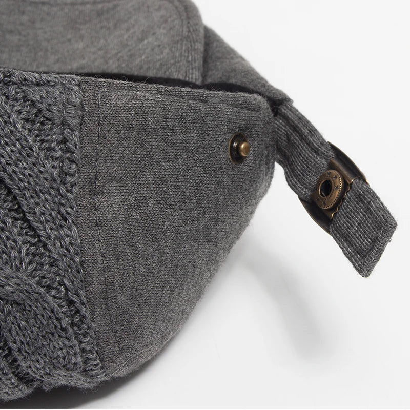 Béret Tricoté Gris