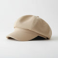 Béret Casquette Beige Femme en Coton