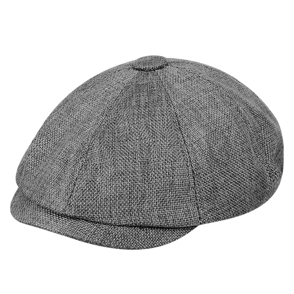 Béret Gavroche Homme Gris Foncé