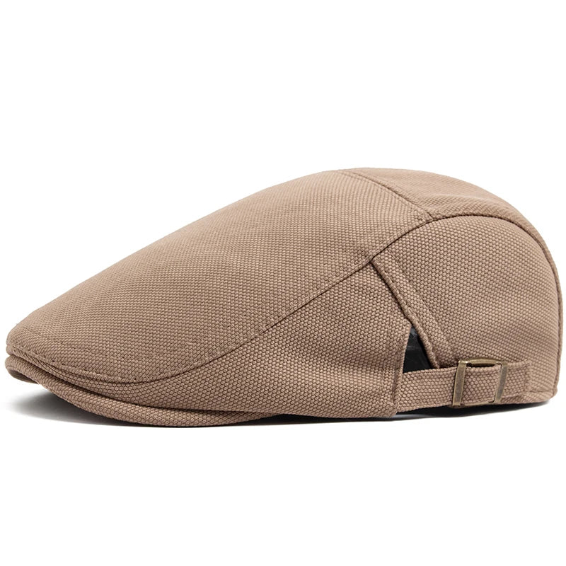 Béret Anglais Marron Clair Ajustable