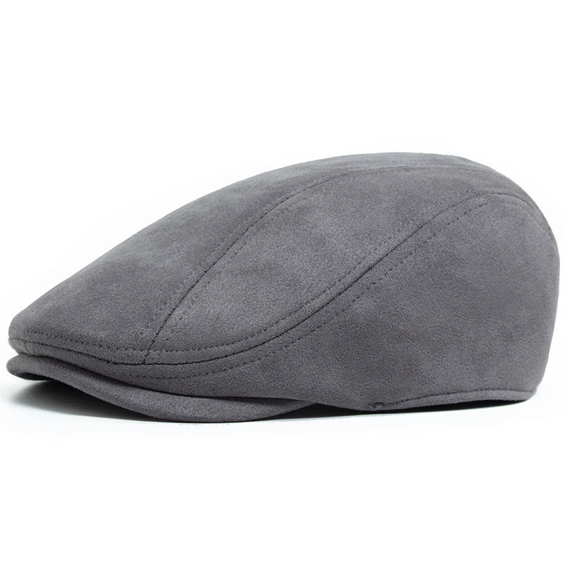 Béret Anglais Gris en Velours