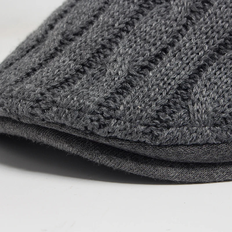 Béret Tricoté Gris