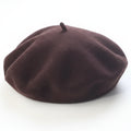 Béret Basque Femme Chocolat en Laine