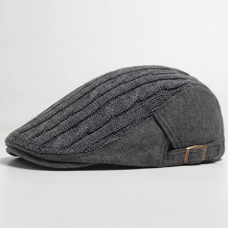 Béret Tricoté Gris