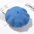 Béret Femme Bleu Ciel en Laine
