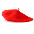 Béret Rouge Femme en Laine