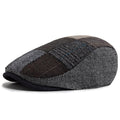 Béret Patchwork Gris en Laine